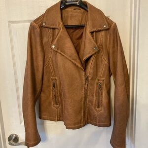 Max Studio Faux Leather Jacket